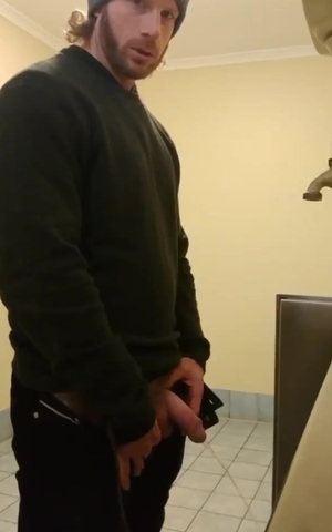 Pissing in the men's room