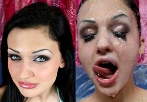 Before and after bukkake cumshots gangbang Aletta Ocean