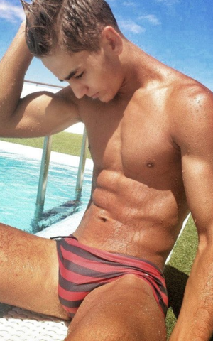 Hot guy in a speedo