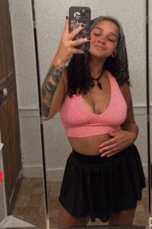 She loves her dress lifted up in public by men