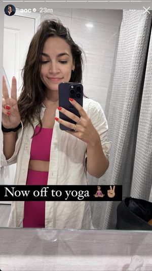 AOC OnlyFans yoga
