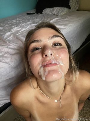 Little bit of sunscreen on teens face