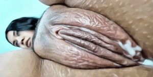 Sis showing off her creamy pussy on cam