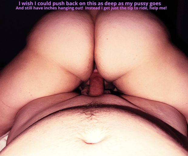 Gosh I just want to be filled by a real man’s cock