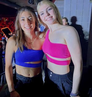 Molly & friend at concert