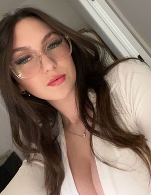 Emily close up cleavage