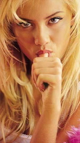 a clue to what she's thinking