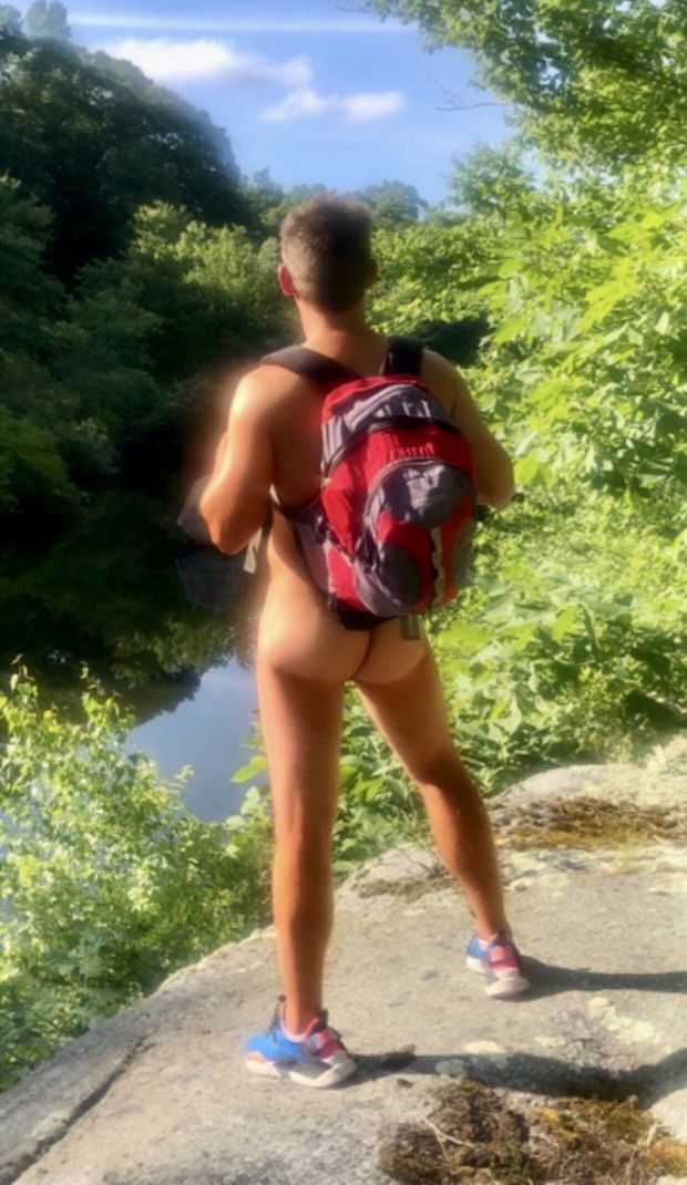 Nude hiking