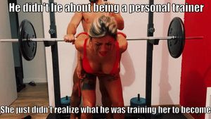 She'd soon learn her body looked best wrapped around her master's cock