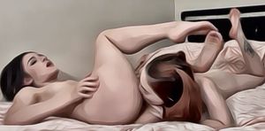 Watching the cute new neighbor babe suck my sister's juicy pussy