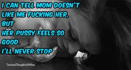My mom is my wank sock now