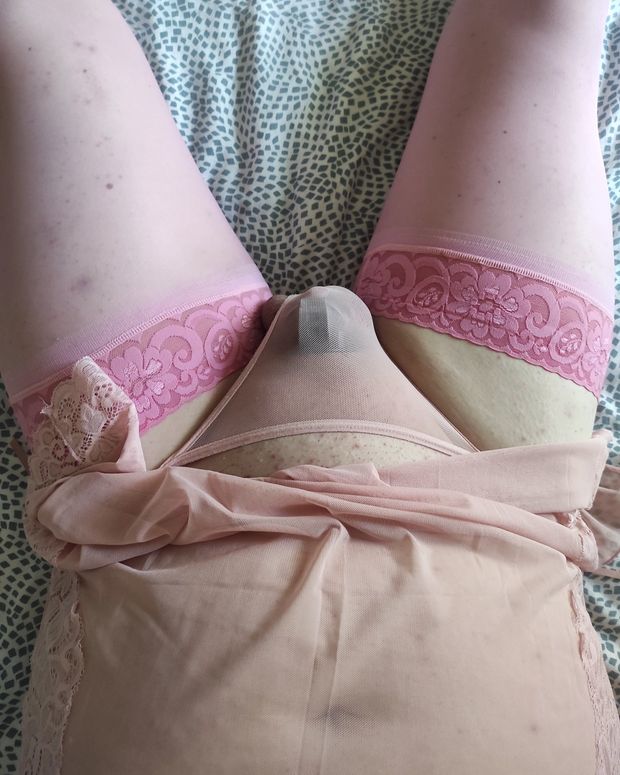 Pretty stockings sheer panty