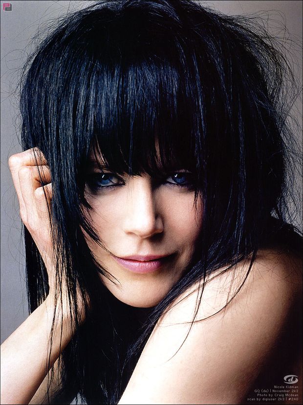 Nicole Kidman in a wig