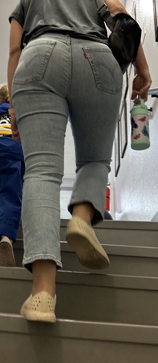 Fine asses out and about