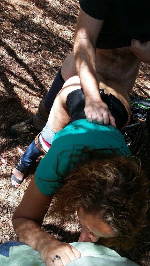 What the wife means when she says she's going for a hike with some coworkers