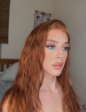 Good looking femboy redhead
