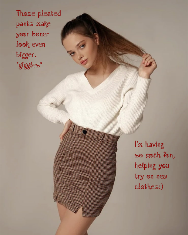 Pleated pants
