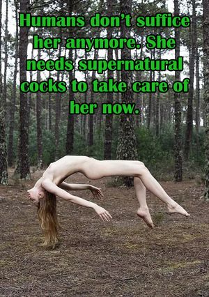 She is blowing one of them right now