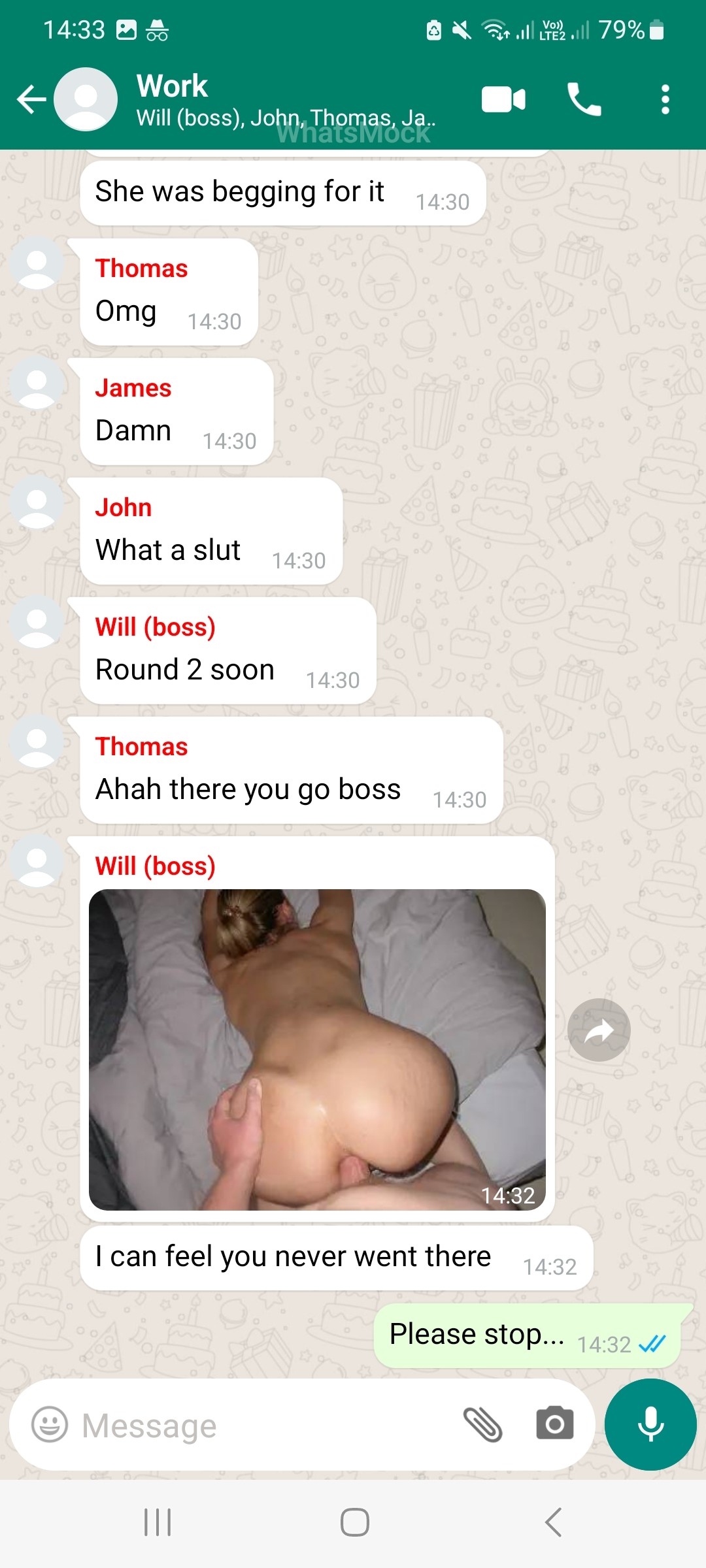 The work groupchat is on fire 4