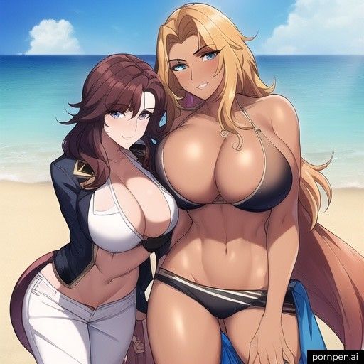 Ai generated beach bods