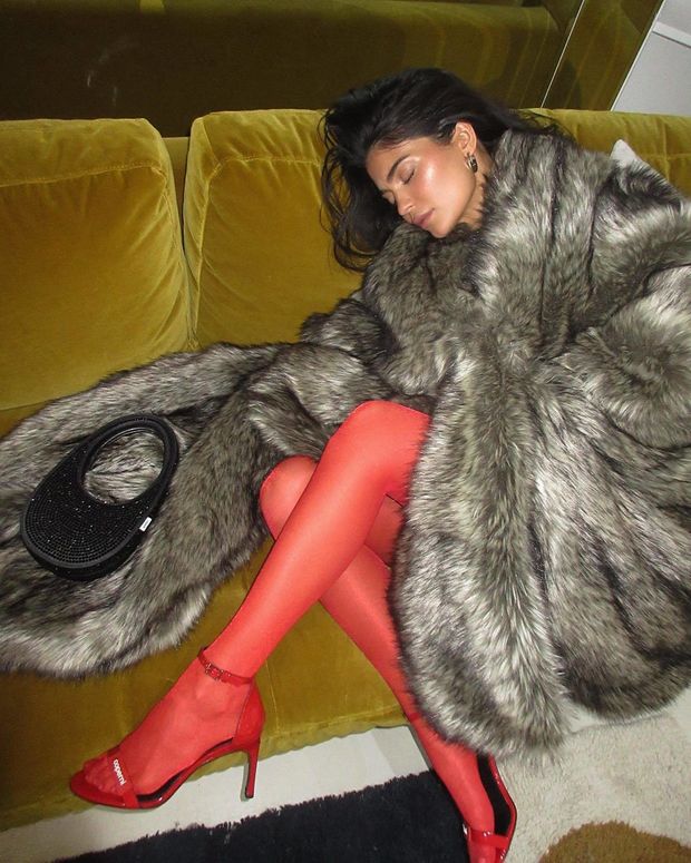 Taking comfort Kylie style.