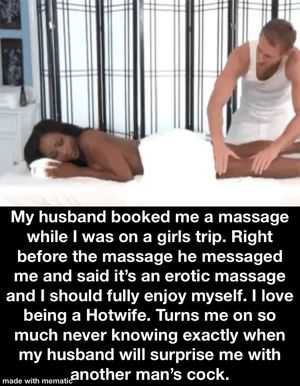 Husband books erotic massage for wife