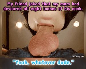 She got it all the way down