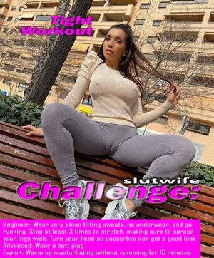 Slutwife Challenge Tight Workout