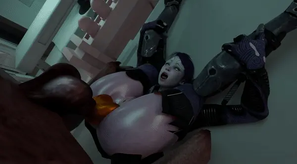 Tali'Zorah fucked by a small space beast again