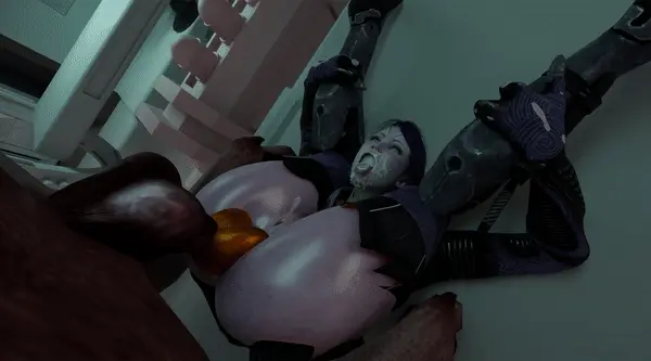 Tali'Zorah fucked like a little slut she is