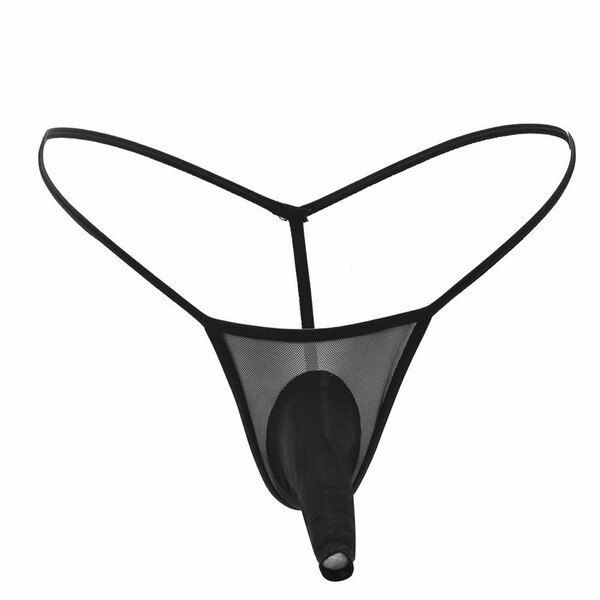 Sexy Elephant Nose Thong Panties G-String Underpants Men's Briefs Underwear