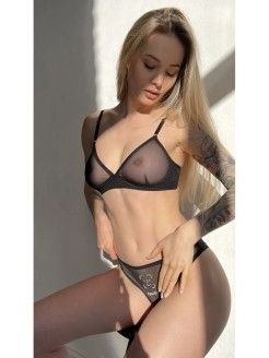 Sheer bra