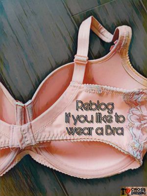 I love wearing a pretty bra!