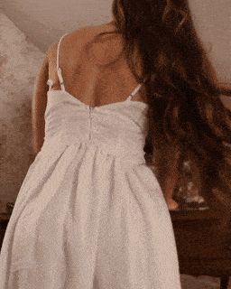 shaking ass in white dress