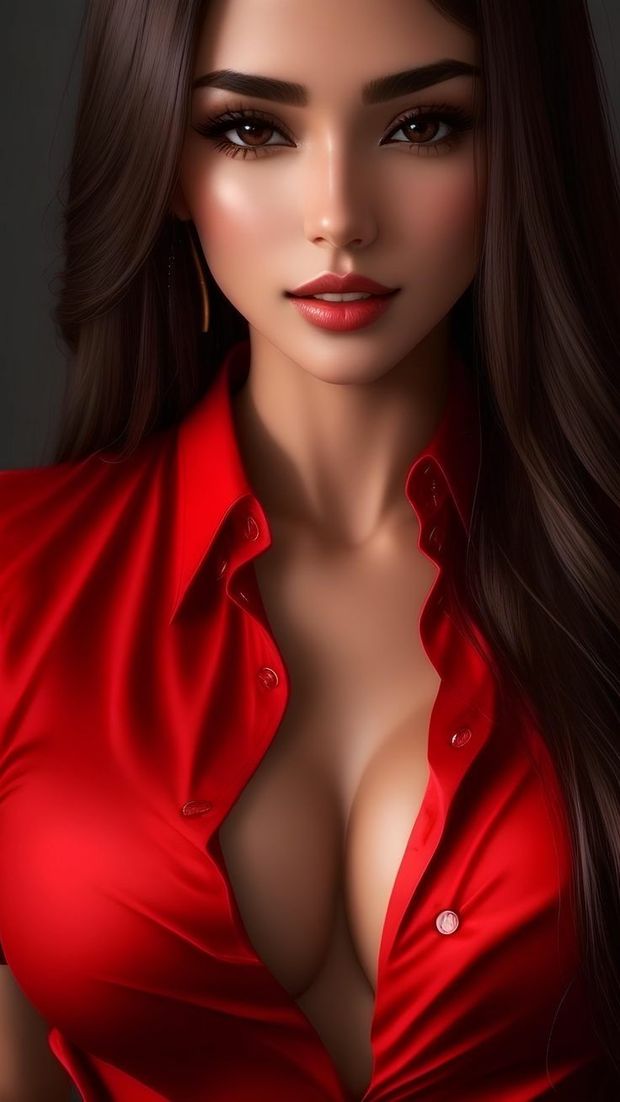 Cute brunette...