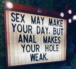 A good reason to love anal :p