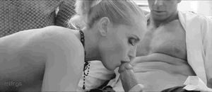 Blonde is in love with my cock