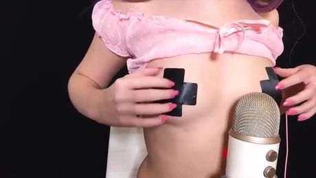 Microphone picks up her Heartbeat "You can hear my heartbeating... You wanna hear it again?"