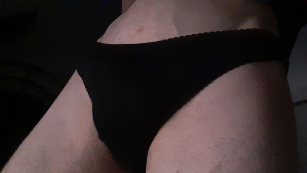Black thong