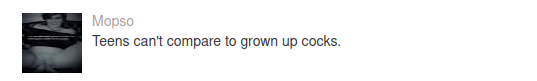 Your own son can't compare.