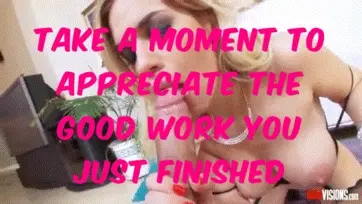Admire your hard work