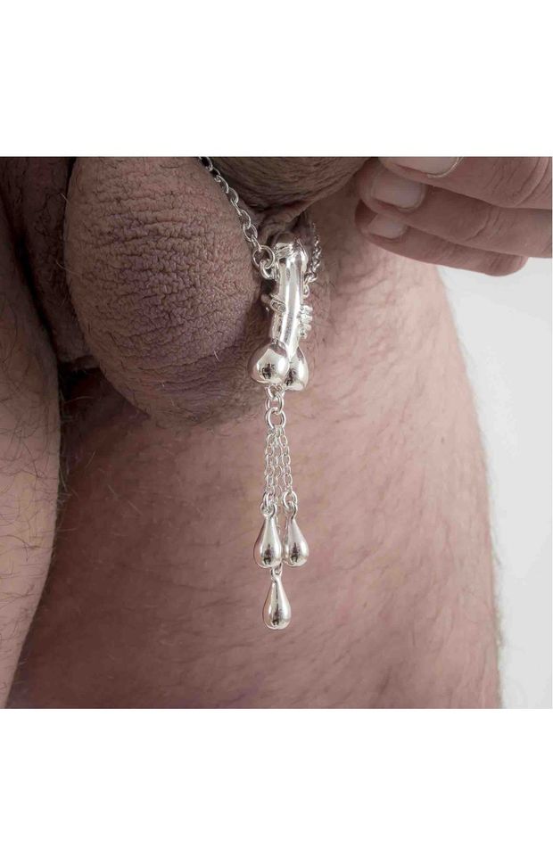 Trying Not to Love You - Penis Bracelet with Silver Penis Charm