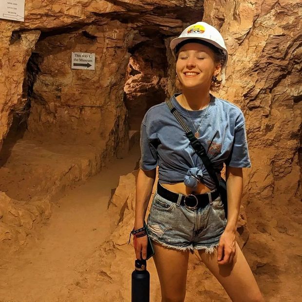 Fucking her in a cave... no one would find her...