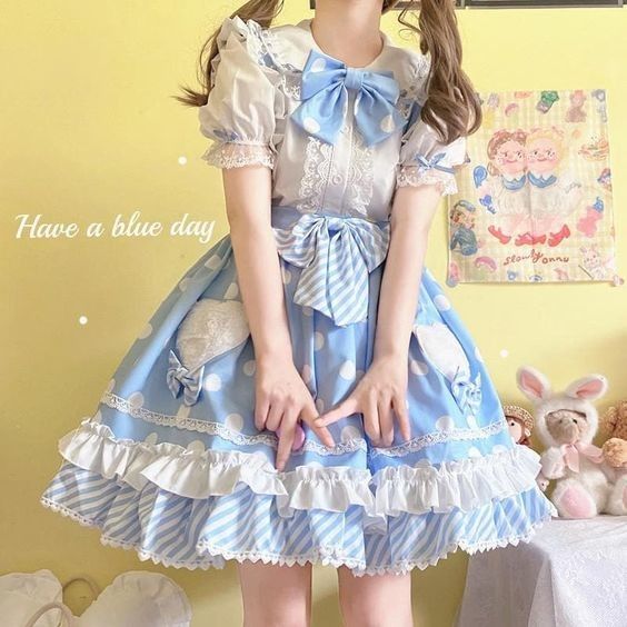 Wear very pretty dresses