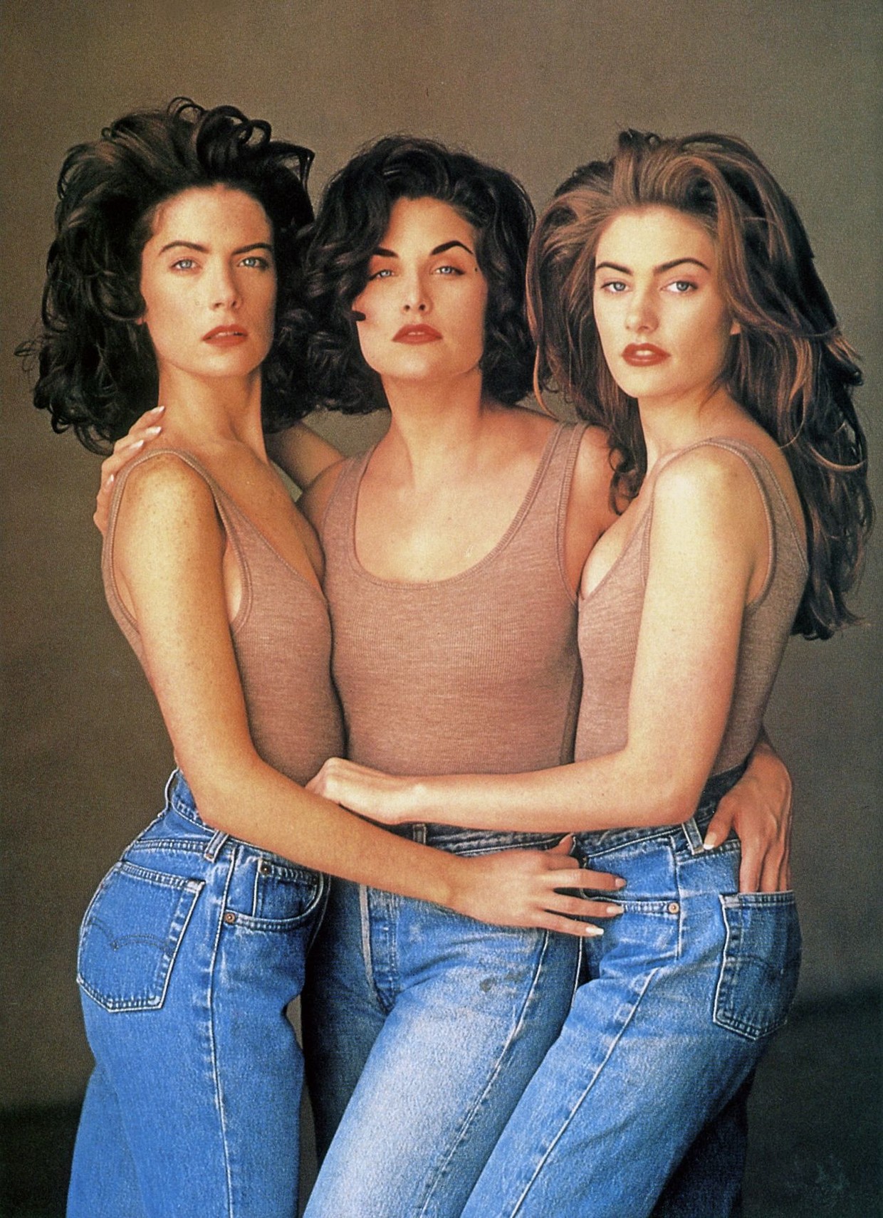 Twin Peaks' Lara Flynn Boyle (left), Sherilyn Fenn, and Madchen Amick (right)