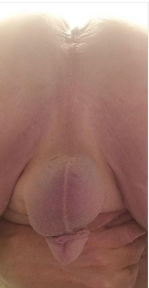 My ass pussy and nuts out on hike