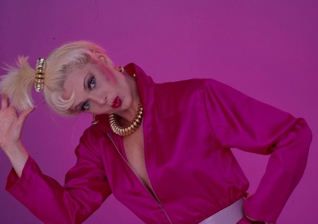 Zany blonde.