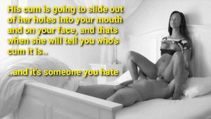 You hear his name as his seed slides down your throat