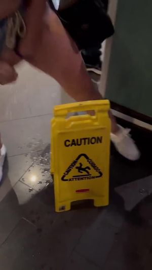 Caution - Wet Floor