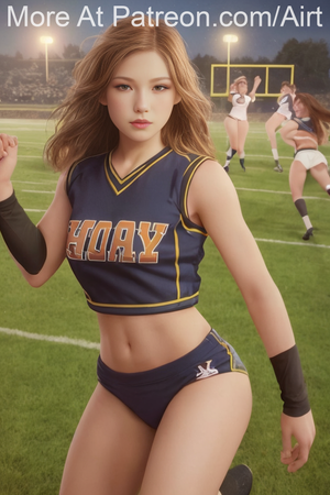 Thicc AI Soccer Babe